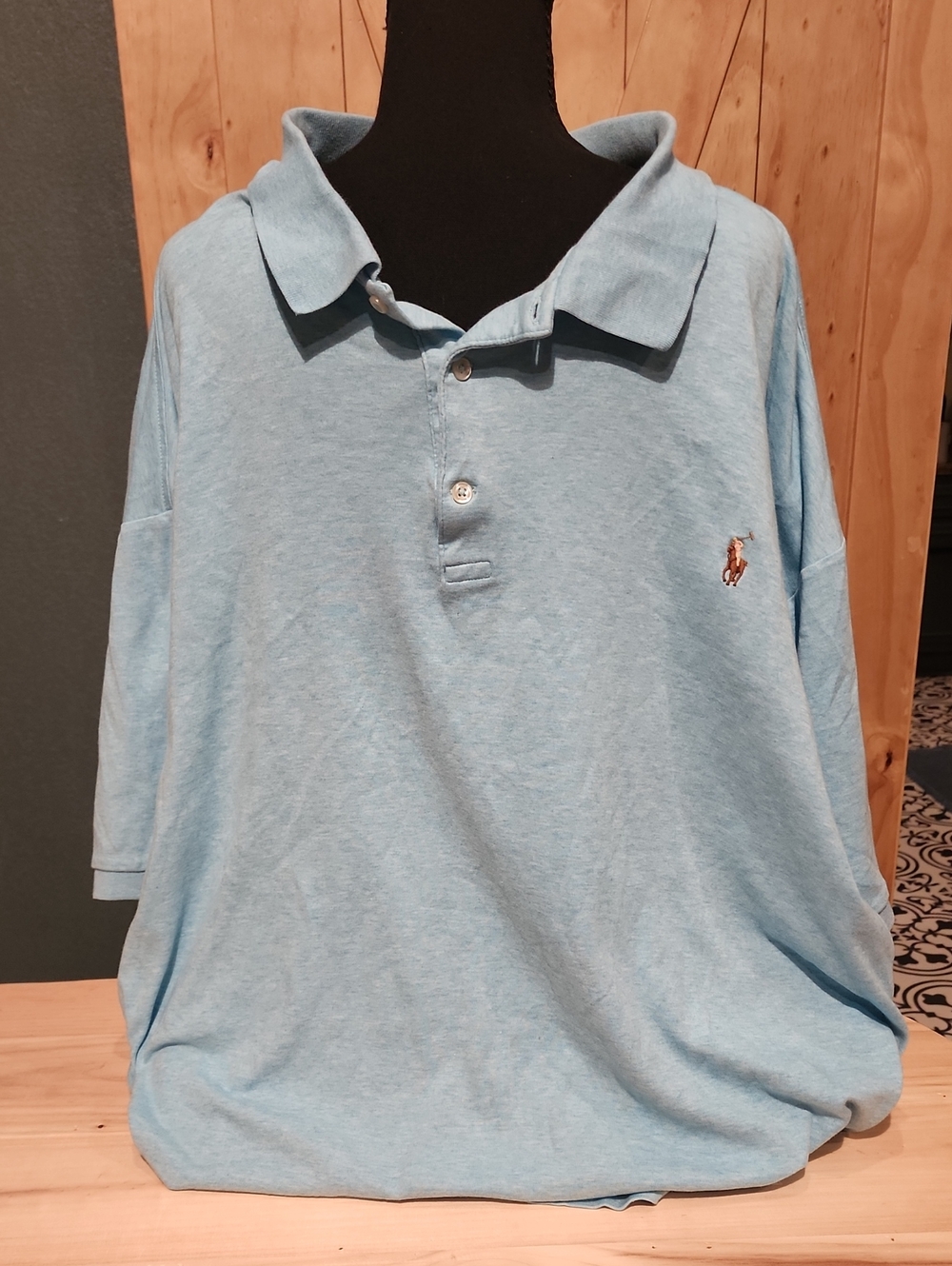 Polo by Ralph Lauren Light Blue Polo Shirt with Pony Logo